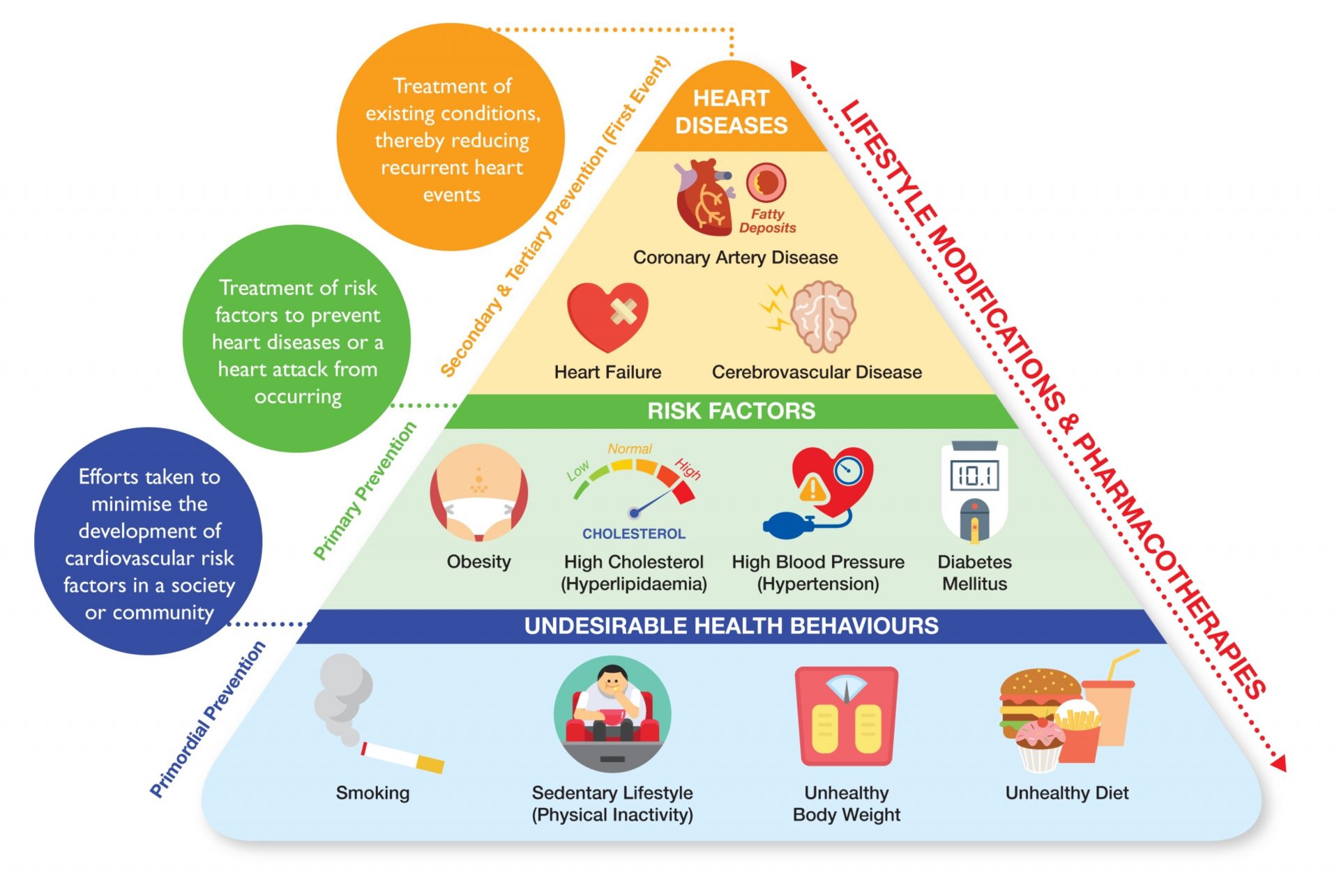 Lifestyle modifications and pharmacotherapies