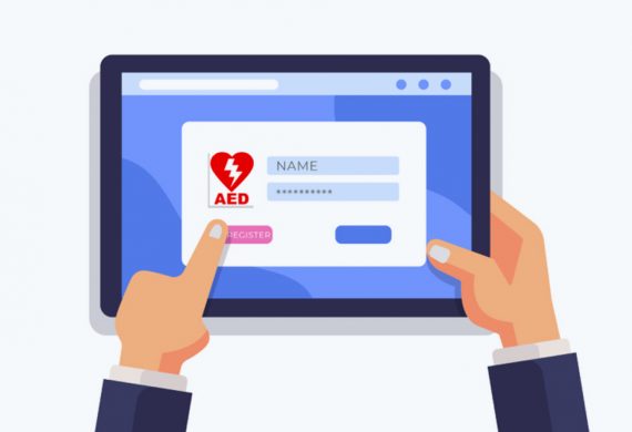 Graphic of AED registration
