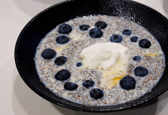 Blueberry Orange Chia Seed Pudding
