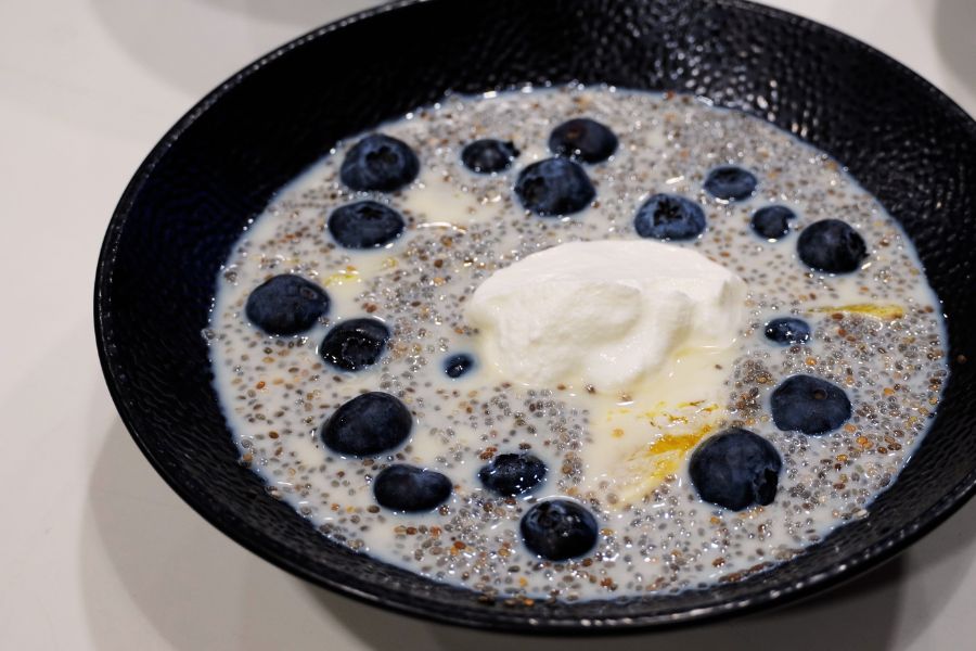 Blueberry Orange Chia Seed Pudding